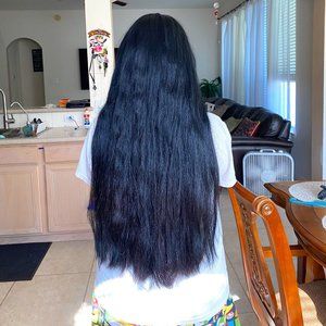 I sell my long black hair. To make wigs and extensions..